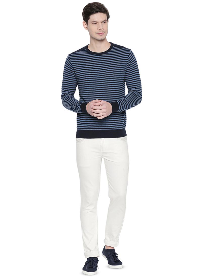 blue striped pullover - 16714055 - Zoom Image - 4
