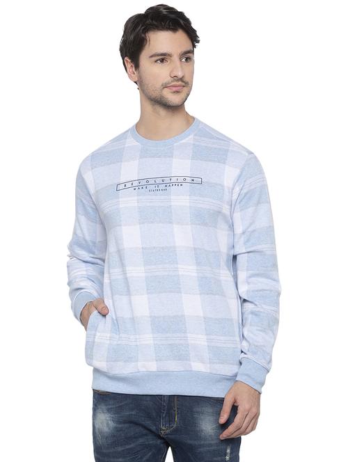 blue checkered sweatshirt - 16714056 - Standard Image - 1