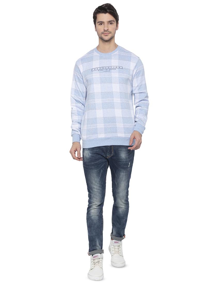 blue checkered sweatshirt - 16714056 - Zoom Image - 4
