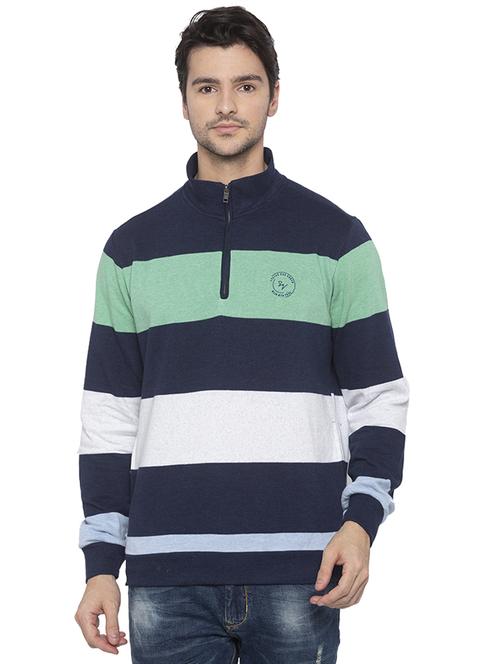 blue striped sweatshirt - 16714058 - Standard Image - 1