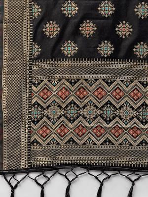 ethnic motif banarasi dupatta - 16714075 - Standard Image - 2