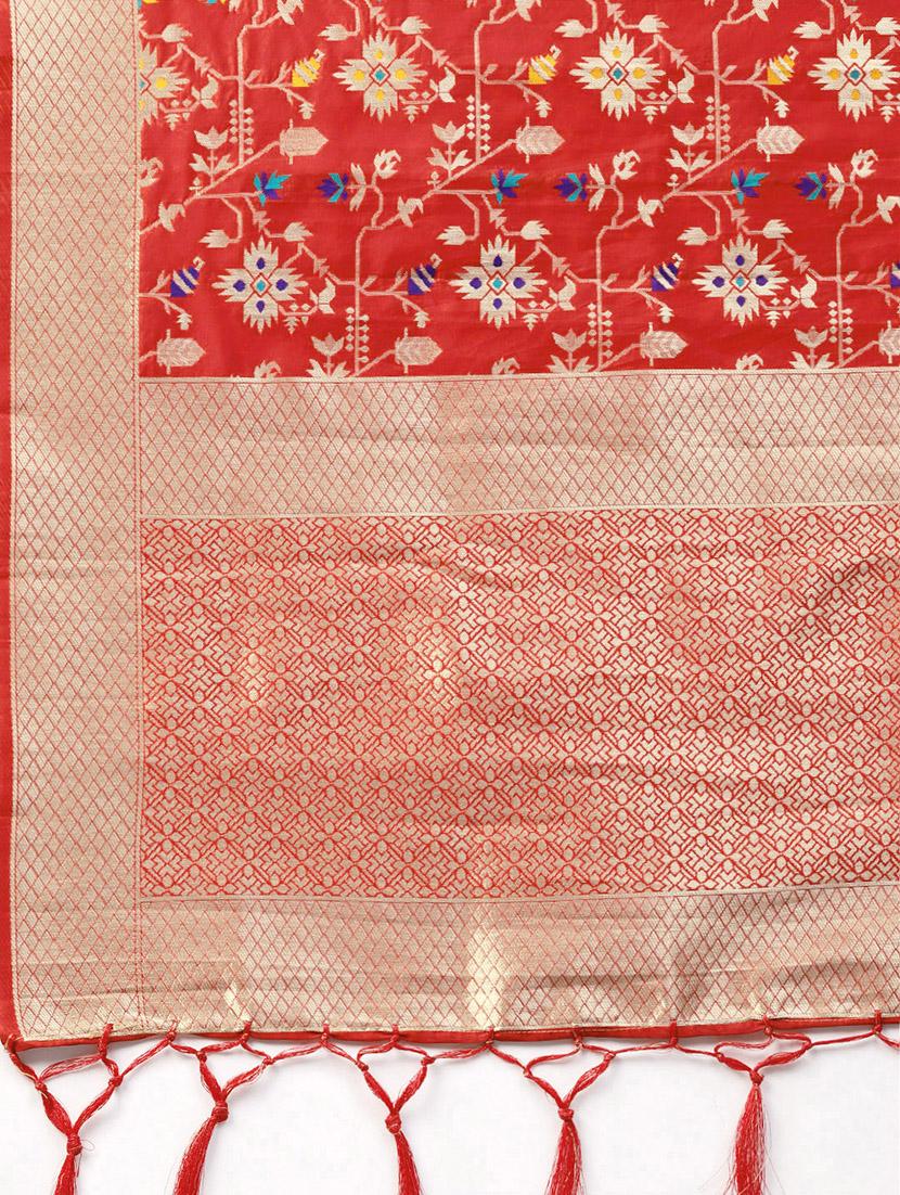 floral banarasi dupatta - 16714083 - Zoom Image - 2