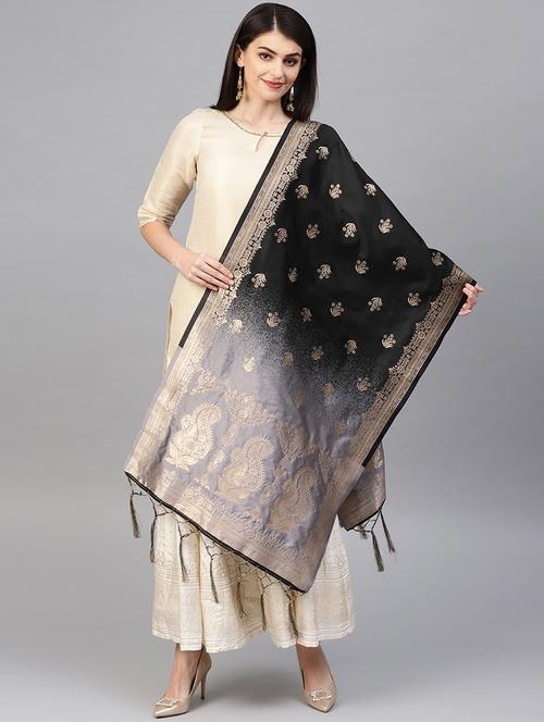 floral banarasi dupatta - 16714091 - Standard Image - 1