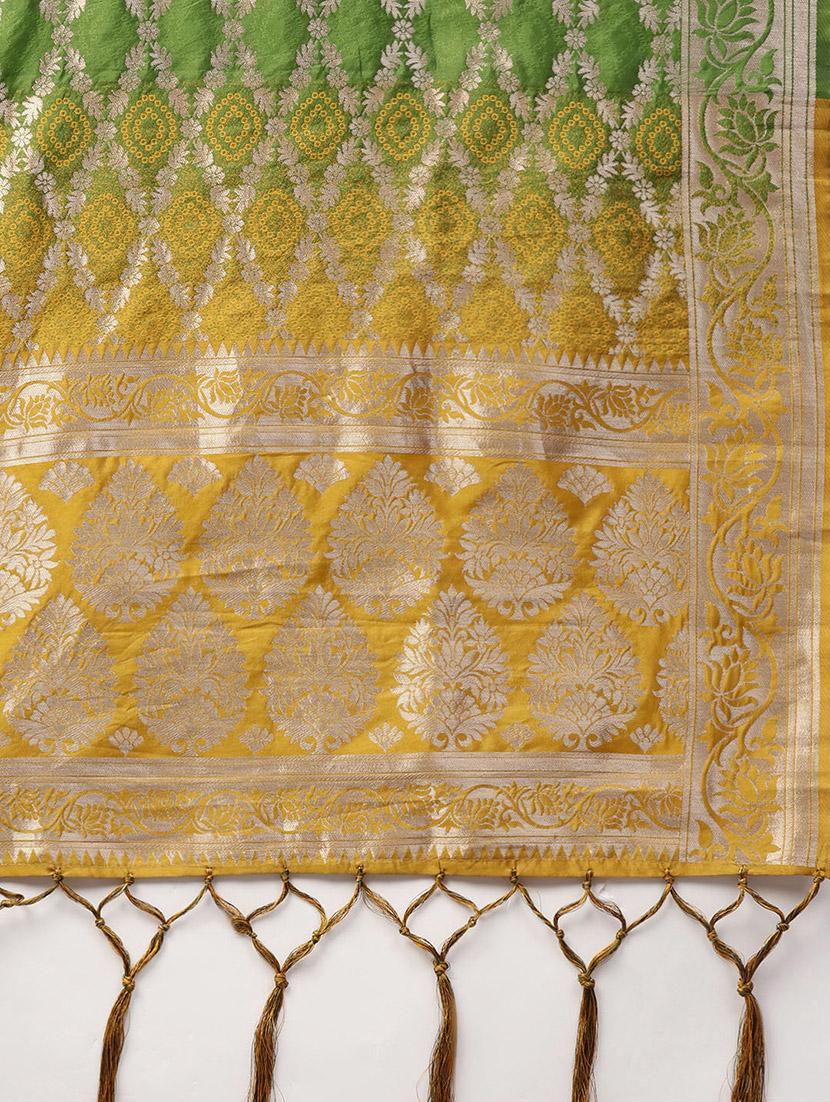 ombre banarasi dupatta - 16714105 - Zoom Image - 2