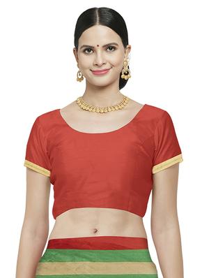 striped bordered saree with blouse - 16714138 - Standard Image - 3