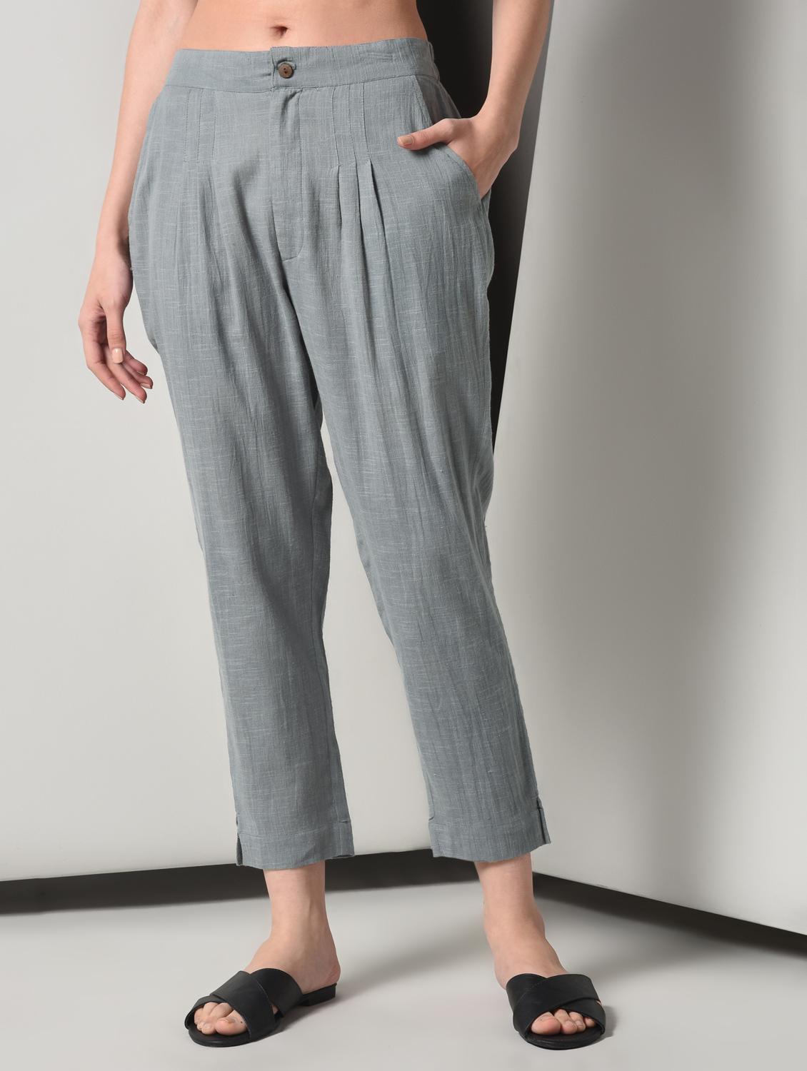 high rise pleated trouser - 16714207 - Zoom Image - 1