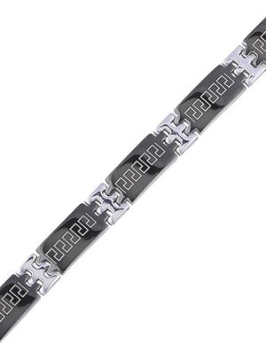 black metal alloy bracelet - 16714235 - Standard Image - 3