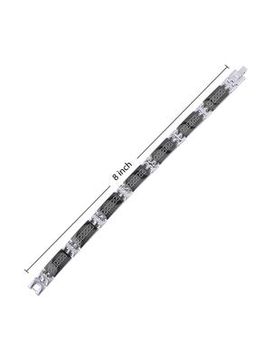 black metal alloy bracelet - 16714235 - Standard Image - 4