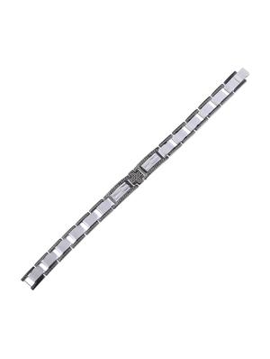 silver metal alloy bracelet - 16714236 - Standard Image - 2