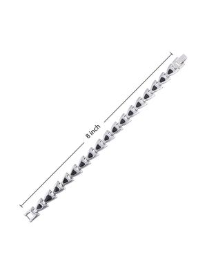 black metal alloy bracelet - 16714239 - Standard Image - 4