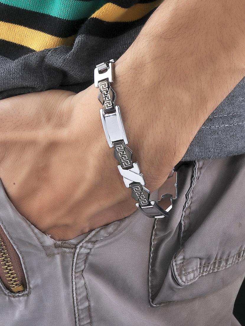 blak metal alloy bracelet - 16714241 - Zoom Image - 5