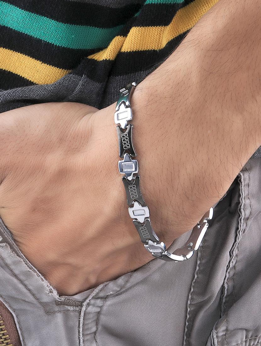 black metal alloy bracelet - 16714245 - Zoom Image - 5