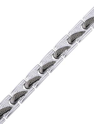 silver metal alloy bracelet - 16714247 - Standard Image - 3