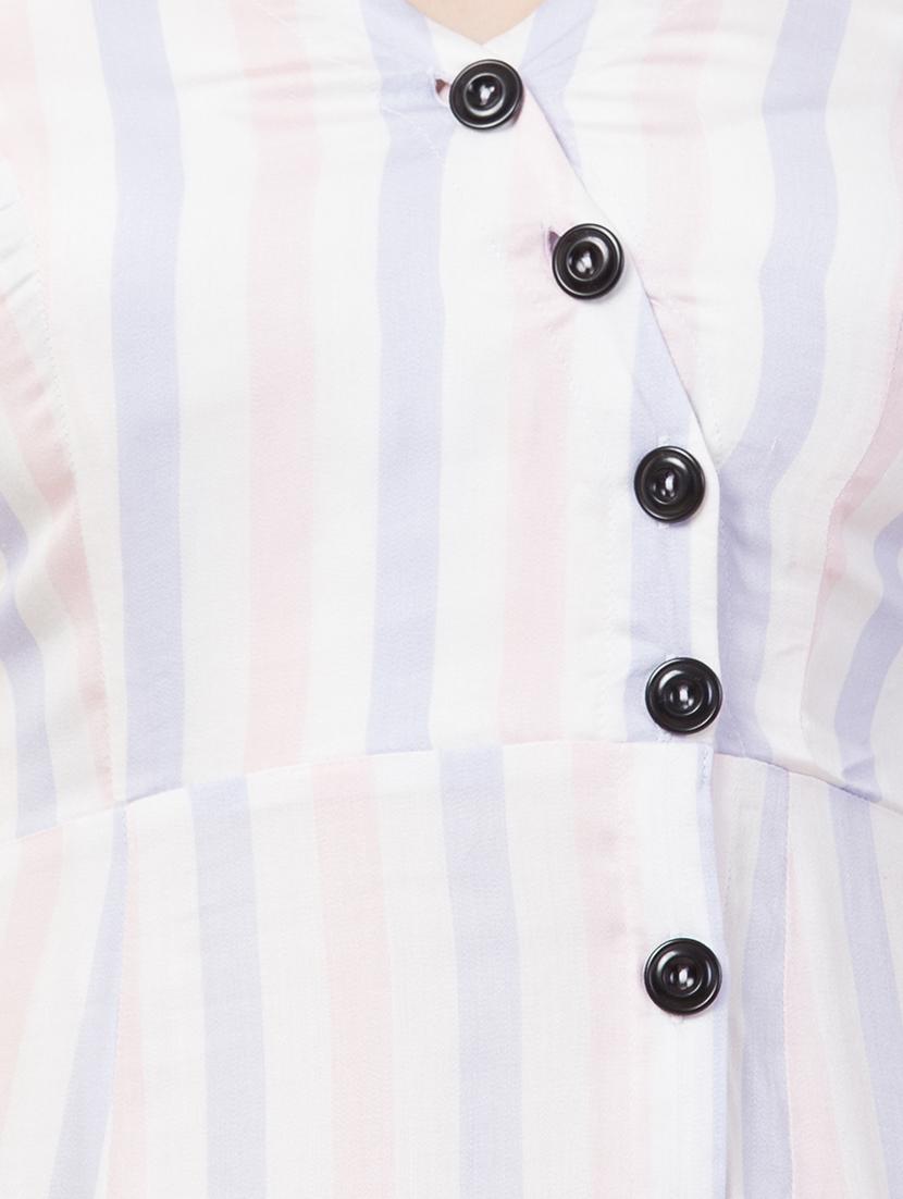 cami neck striped a-line dress - 16714335 - Zoom Image - 4