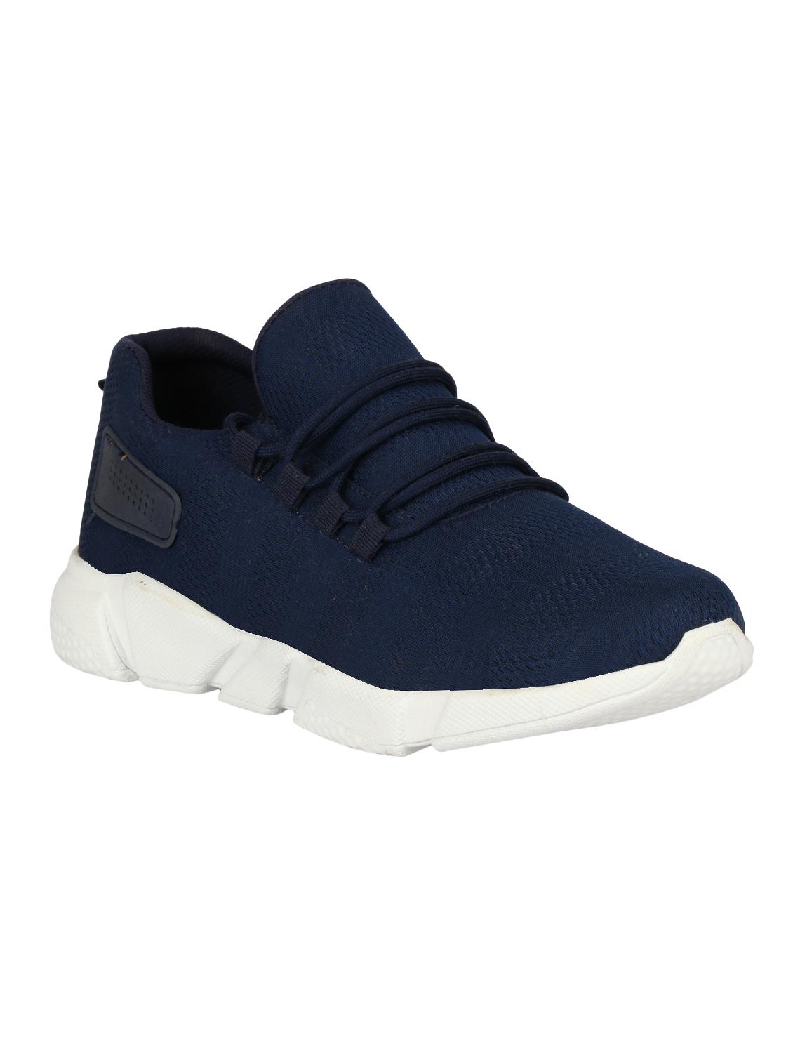 blue fabric lace up sport shoes - 16714345 - Zoom Image - 1