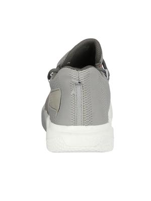 grey fabric lace up sport shoes - 16714346 - Standard Image - 3