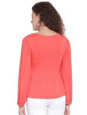 boat neck embroidered top - 16714374 - Standard Image - 3