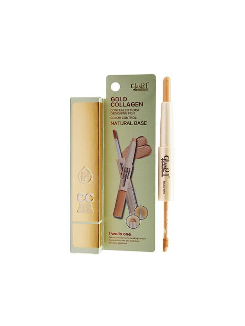 glam21 gold collagen dual concealer pen-cl1015b-01 with skin whitening cream - 16714672 - Standard Image - 1