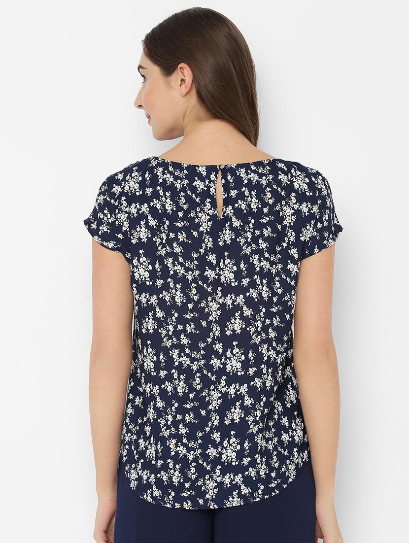 boat neck floral top - 16714852 - Zoom Image - 2