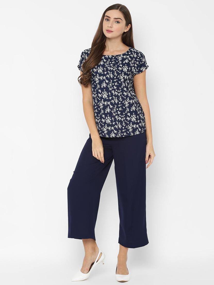 boat neck floral top - 16714852 - Zoom Image - 3