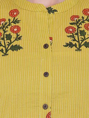 floral straight kurta - 16715184 - Standard Image - 4