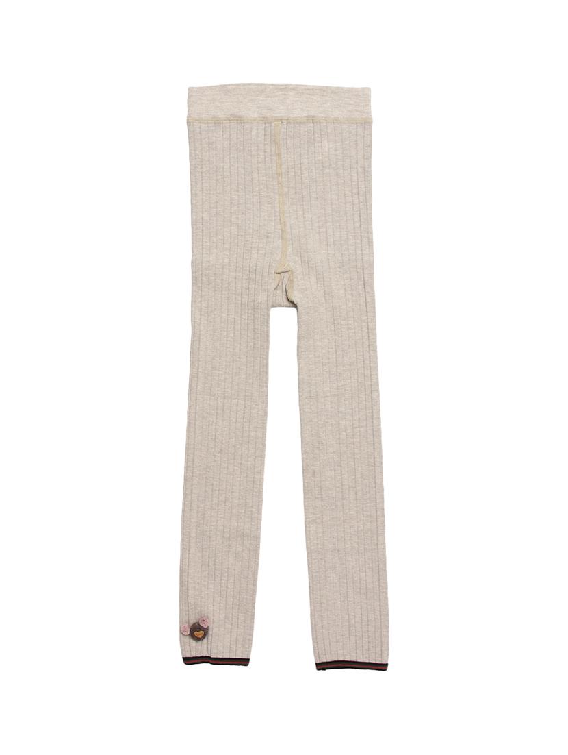 beige cotton blend legging - 16715200 - Zoom Image - 1
