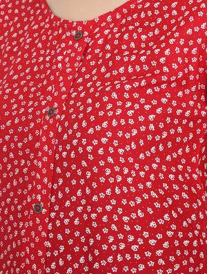 floral a-line kurta - 16715308 - Standard Image - 4