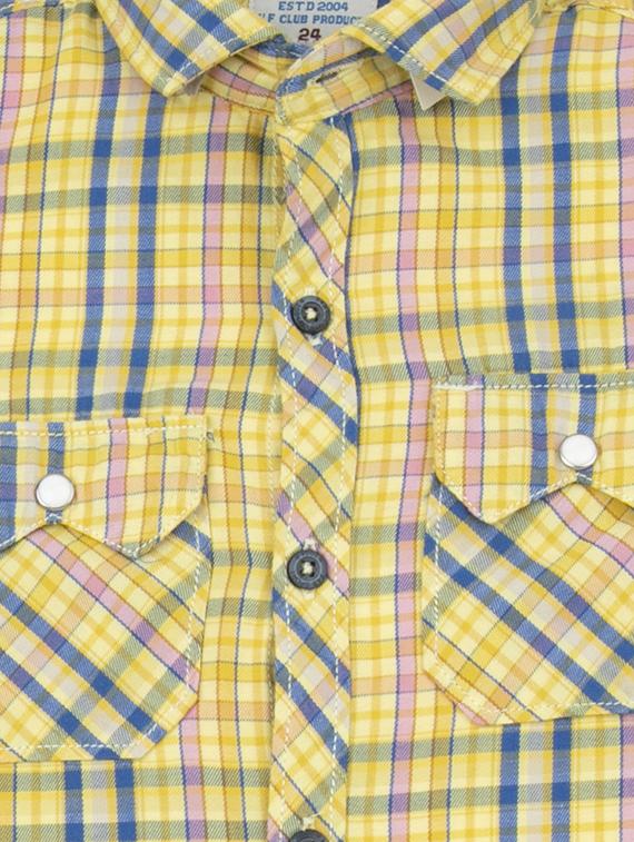 yellow cotton shirt - 16716238 - Zoom Image - 3