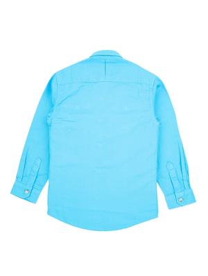 light blue cotton shirt - 16716239 - Standard Image - 2