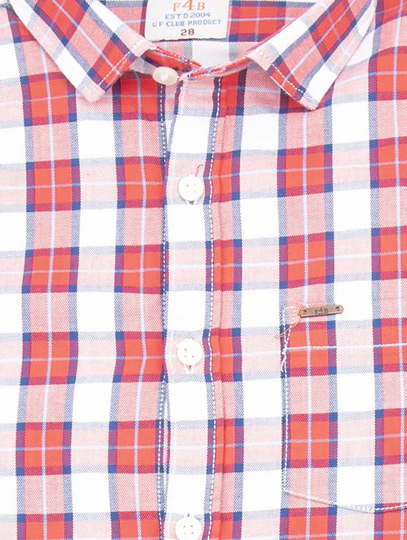red cotton shirt - 16716240 - Zoom Image - 3