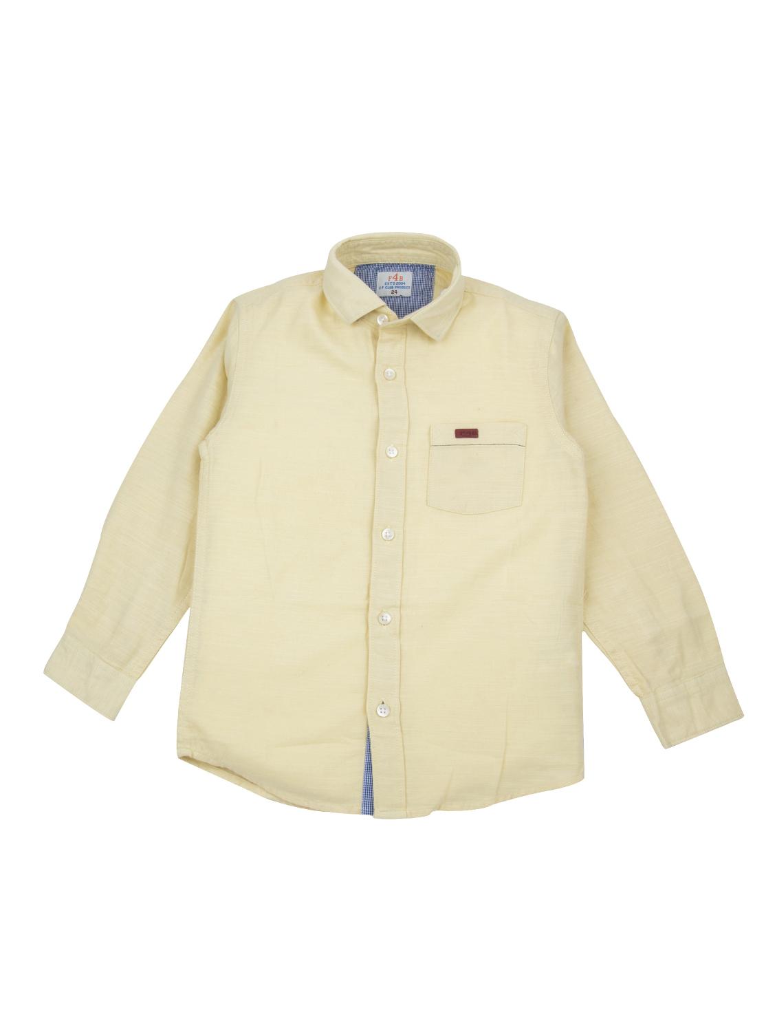 yellow cotton shirt - 16716241 - Zoom Image - 1