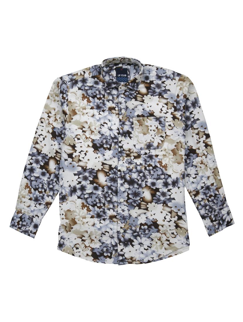 grey cotton shirt - 16716250 - Zoom Image - 1