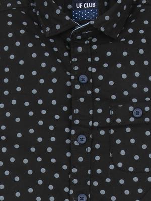black cotton shirt - 16716254 - Standard Image - 3