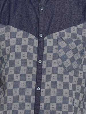 blue cotton casual shirt - 16716859 - Standard Image - 5