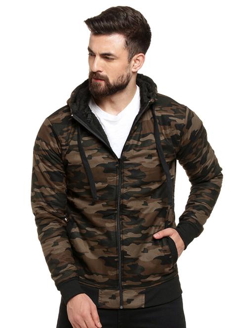 green cotton casual jacket - 16716865 - Very Small Image - 1