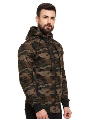 green cotton casual jacket - 16716865 - Standard Image - 2