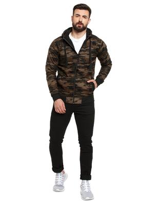 green cotton casual jacket - 16716865 - Standard Image - 4