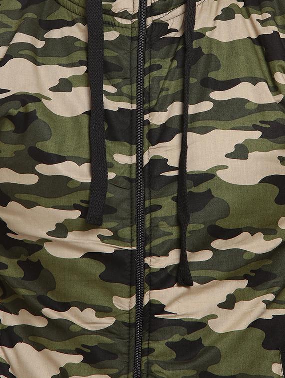 green cotton casual jacket - 16716866 - Zoom Image - 5