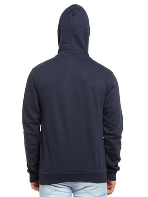 navy blue chest printed sweatshirt - 16716879 - Standard Image - 3