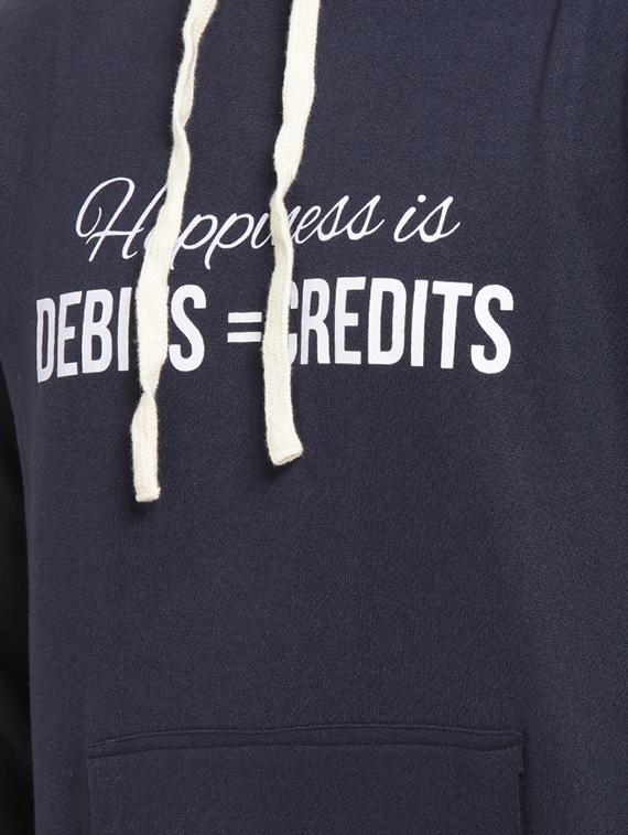 navy blue chest printed sweatshirt - 16716879 - Zoom Image - 5