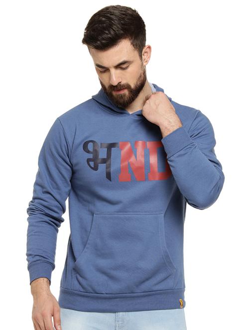 blue chest printed sweatshirt - 16716882 - Standard Image - 1