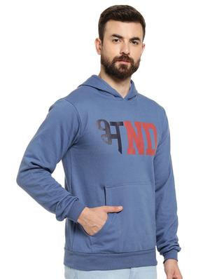 blue chest printed sweatshirt - 16716882 - Standard Image - 2