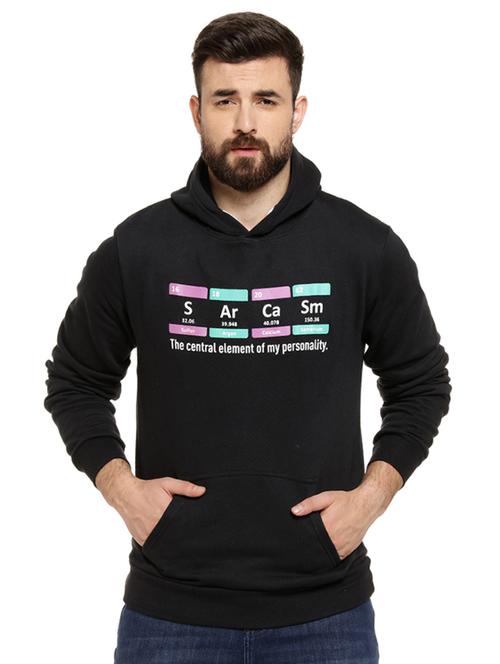 black chest printed sweatshirt - 16716885 - Standard Image - 1