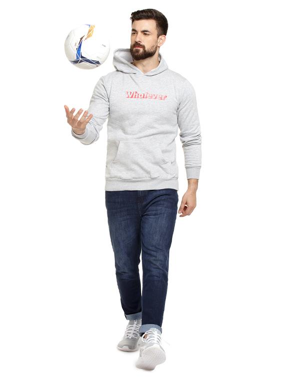 grey chest printed sweatshirt - 16716887 - Zoom Image - 4