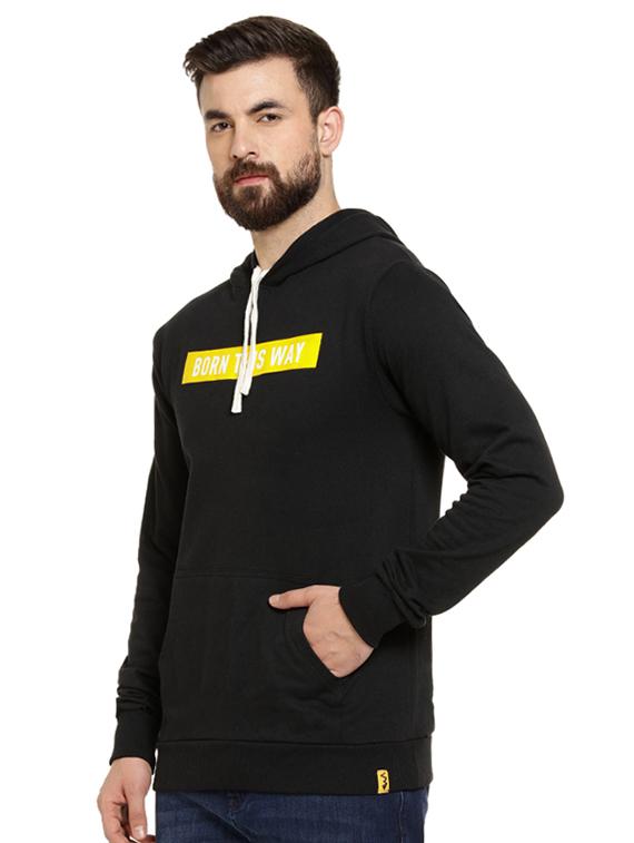 black chest printed sweatshirt - 16716888 - Zoom Image - 2