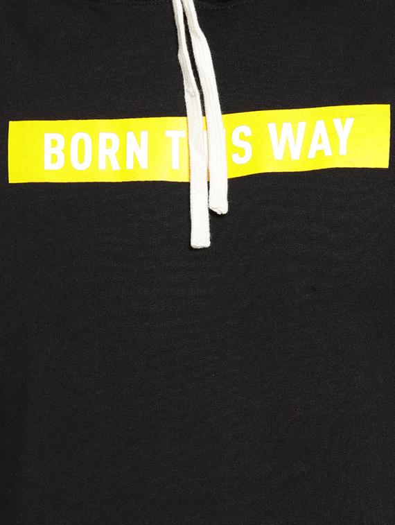 black chest printed sweatshirt - 16716888 - Zoom Image - 5