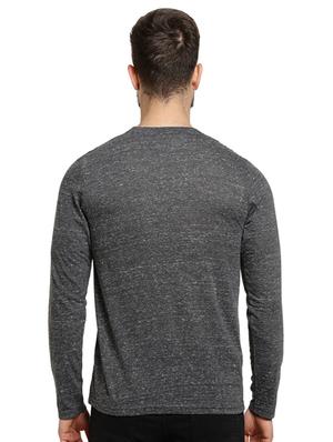 grey color block t-shirt - 16716898 - Standard Image - 3
