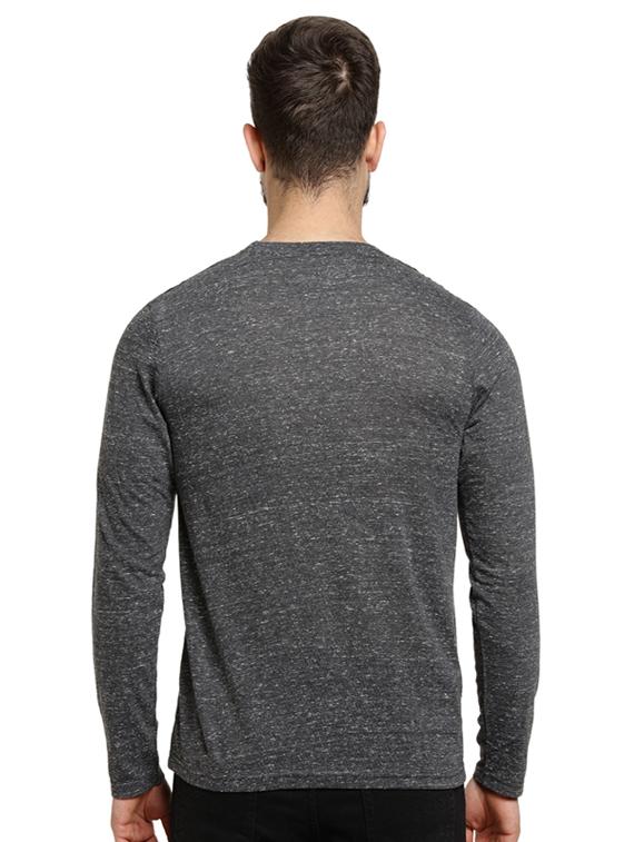 grey color block t-shirt - 16716898 - Zoom Image - 3