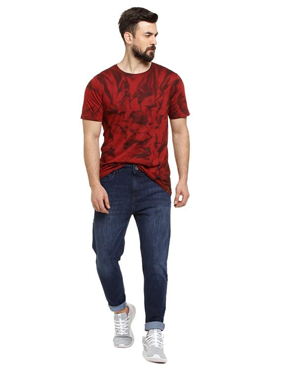 red tie & dye t-shirt - 16716901 - Zoom Image - 4