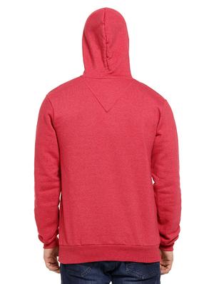 red solid hooded sweatshirt - 16716910 - Standard Image - 3
